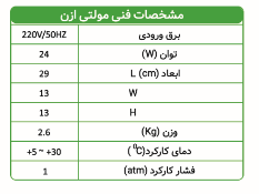 ازن ژنراتور خانگی - فنون آردا سبز - ازن ژنراتور